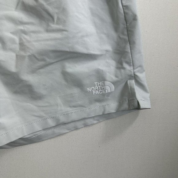 THE NORTH FACE WINDWALL Women Medium Lined 2.5" Shorts Gray Active Hiking‎ - Picture 4 of 6